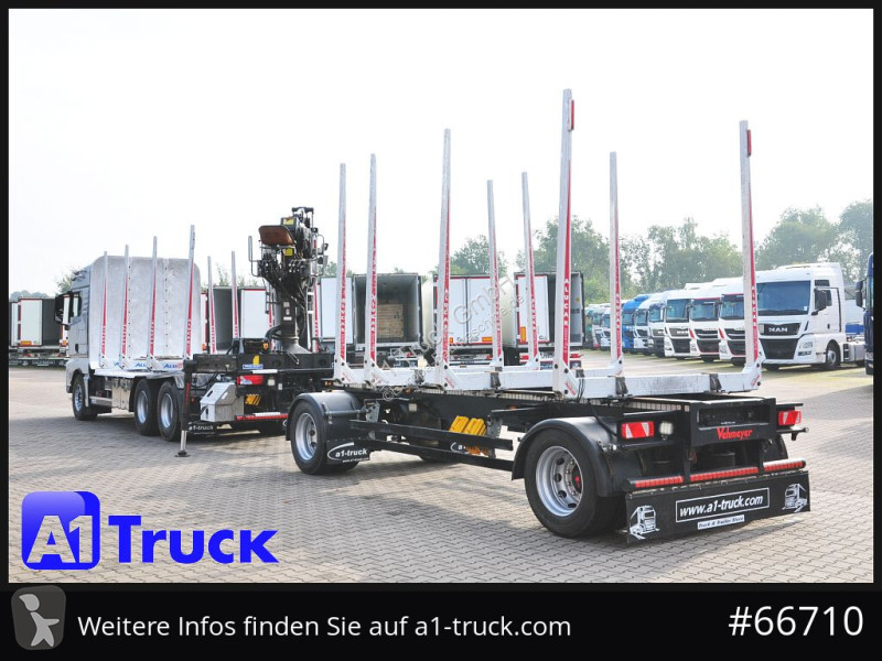 شاحنة MAN TGX 26.480, Holz Kesla 2109, 6x4,