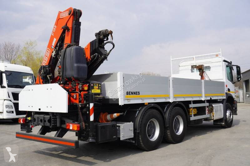 Žeriav Mercedes Arocs 2633 flatbed truck /...