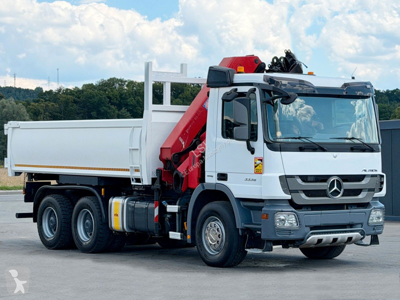 رافعة Mercedes ACTROS 3336* KIPPER 5,10 m +...