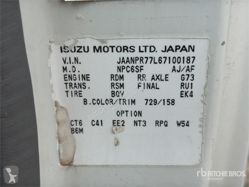 Dźwigi Isuzu 340K2 995 kg on Isuzu NPR77...