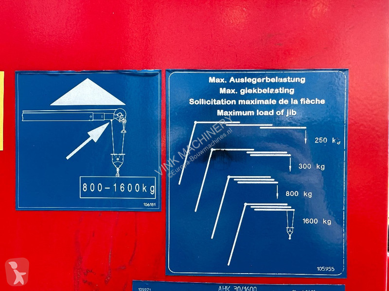 Grua Böcker AHK 30/1600