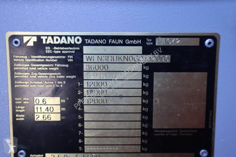 Kran Tadano Faun ATF50G-3 Dutch Registration,...
