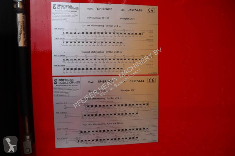 Kran Spierings SK597-AT4 ELIFT Valid Inspection...
