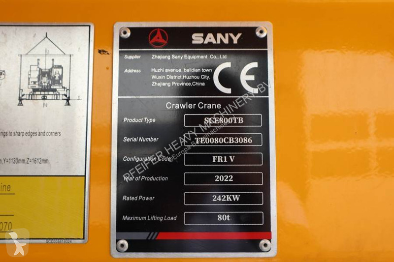 Grúa Sany SC800TB Valid inspection, *Guarantee!...