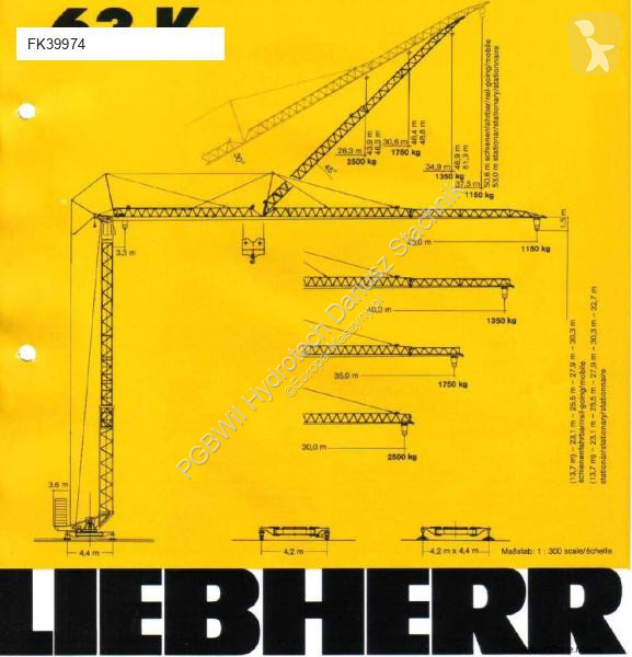 Grua Liebherr 63K
