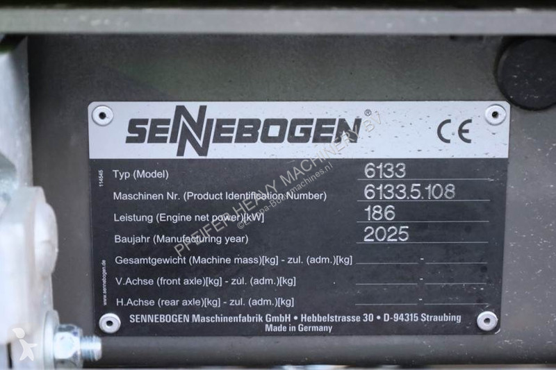 Grua Sennebogen 6133E Valid inspection,...