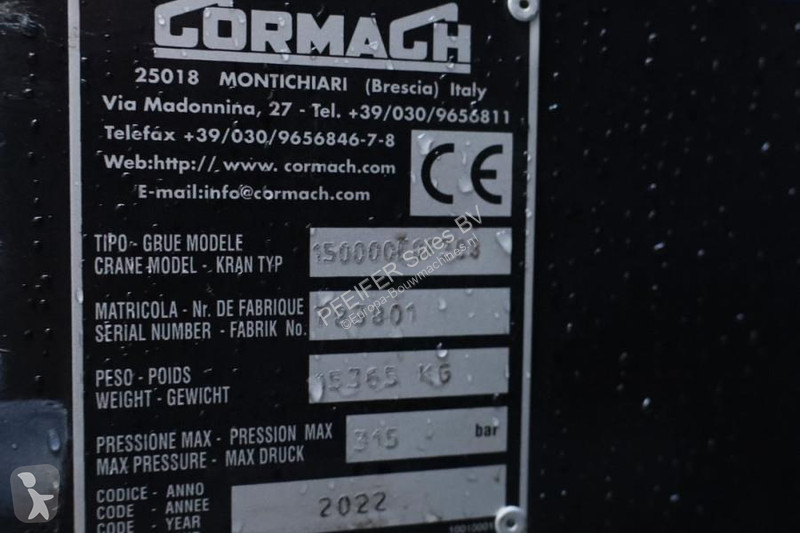 Žeriav Scania R540 B10x4 With CORMACH 150tm...