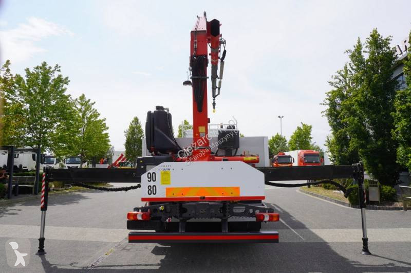 Kran Mista AROCS 2636 Flatbed / HDS FASSI F175...