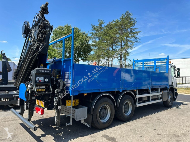 Camion Scania P410 6x4 + CRANE HIAB 166 ES-4 -...