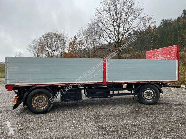 Grúa MAN 6X2 Baustoff Pritsche Hiab 166 Funk anhän