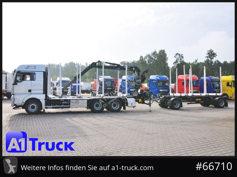 شاحنة MAN TGX 26.480, Holz Kesla 2109, 6x4,