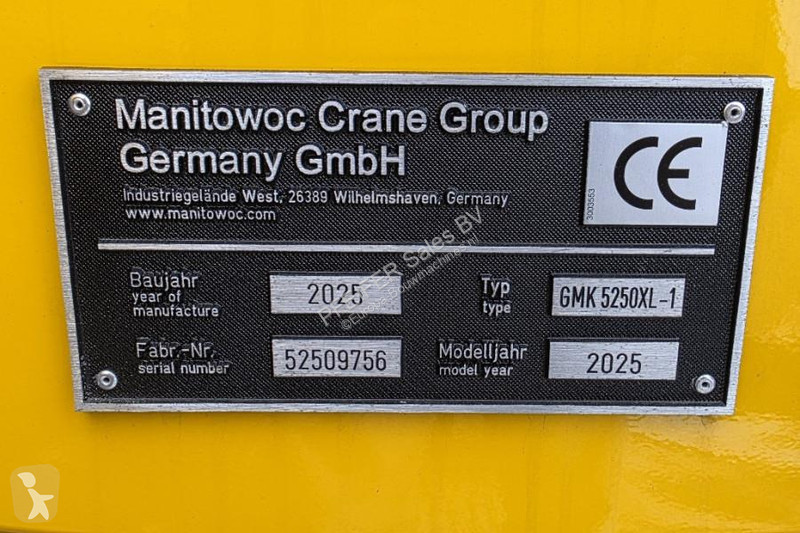 Žeriav Grove GMK5250XL-1 Available For Rent,...