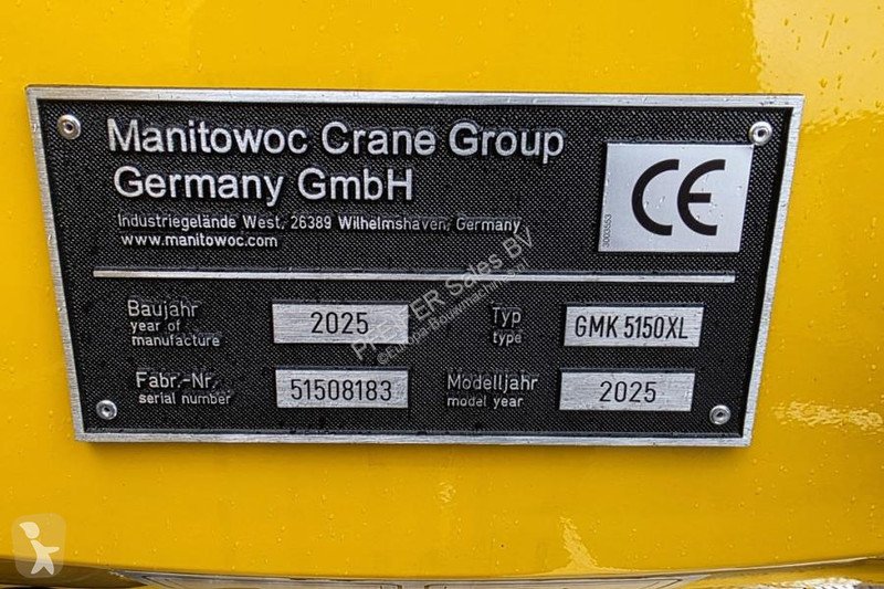 Žeriav Grove GMK5150XL Available For Rent,...