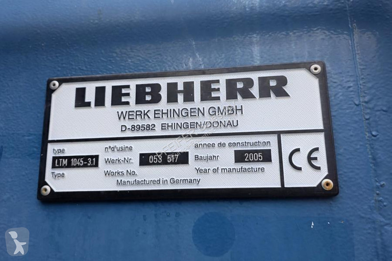 Kran Liebherr 1045-3.1 As-Is, Non working,...