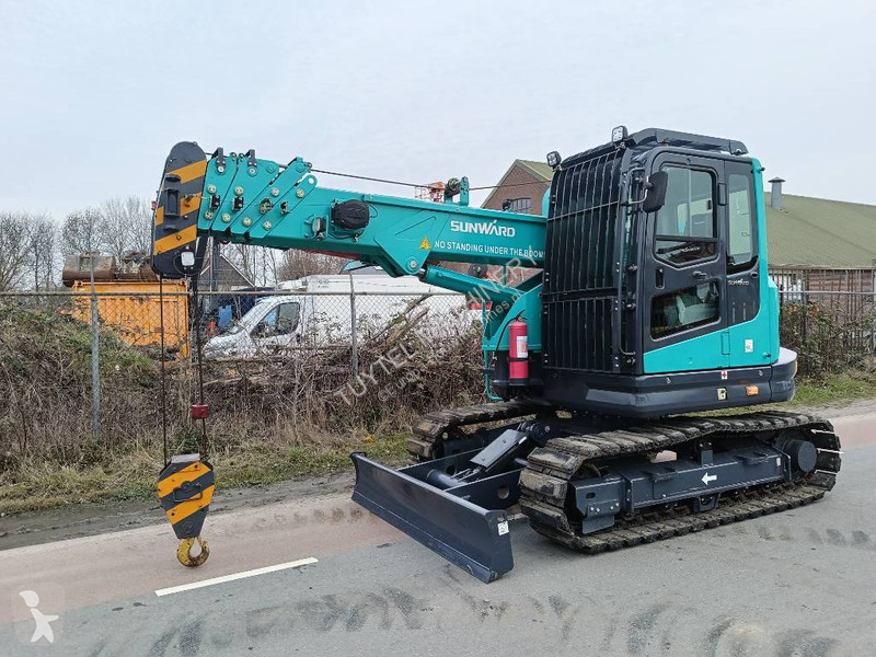 Kran Sunward SWTC 5 D rups hijskraan crane 10...
