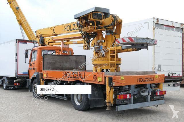 Kran Mercedes 1824 4x2, Effer 39000BL 2S, 29m,...