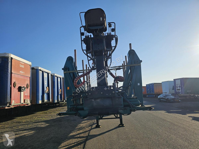 نصف مقطورة  TB 18 - WOOD TRAILER WITH CRANE -...
