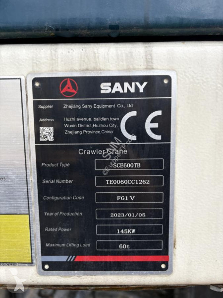 Žeriav Sany  SCE 600 TB