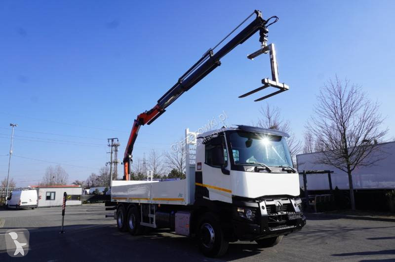 Grúa Renault C380 / 6x4 / HDS Palfinger PK...