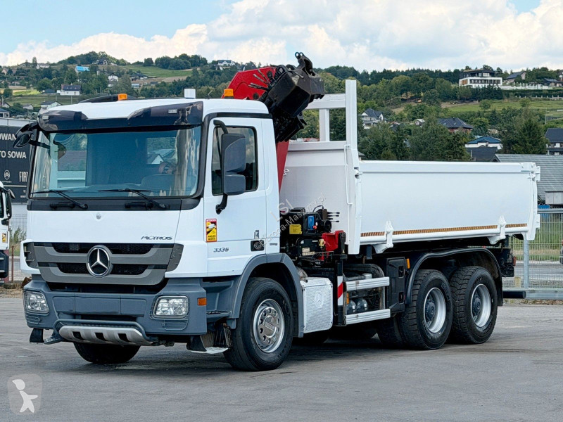 رافعة Mercedes ACTROS 3336* KIPPER 5,10 m +...