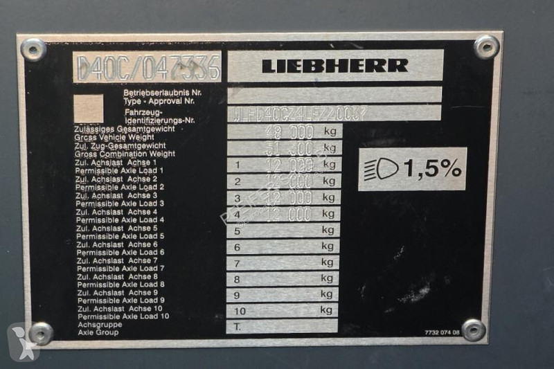 رافعة Liebherr 88-4.1 Dutch vehicle...