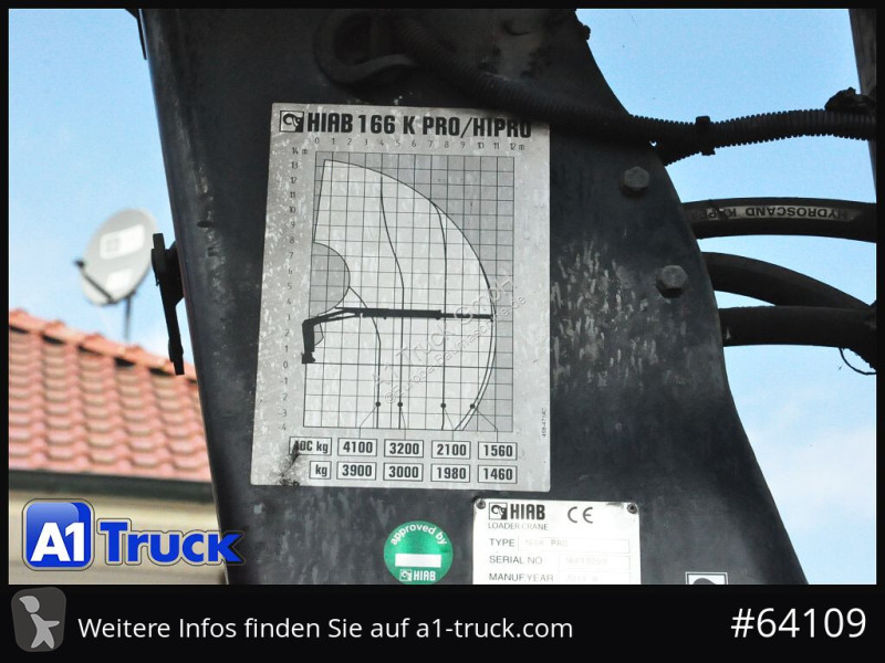 Camión MAN TGX 26.400 LL, Hiab XS 166,...