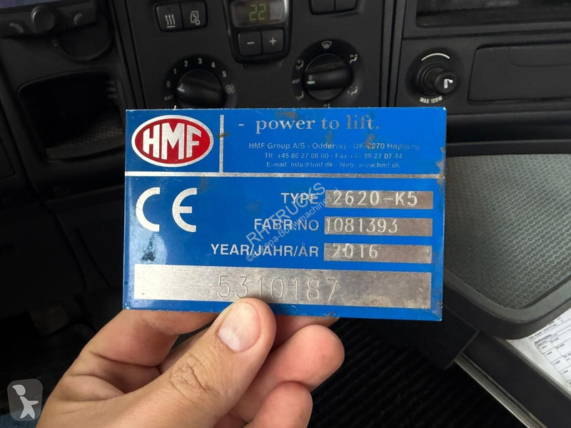 Grue HMF 2620-K5 2016 CRANE + 5 EXTENSIONS +...