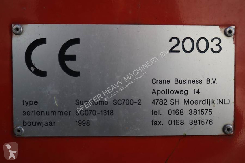 Kran Sumitomo SC700-II 70t Capacity, 43m Boom,...