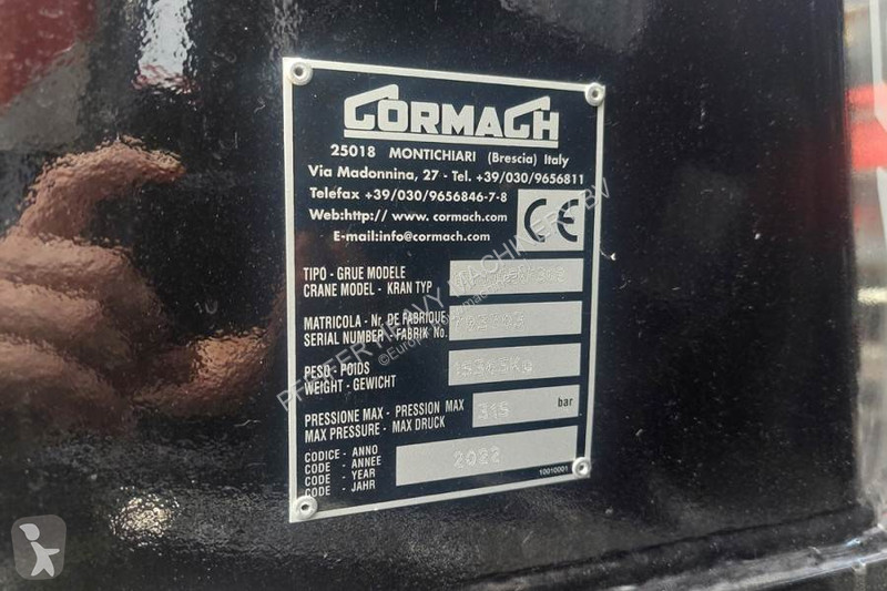 Grua Cormach R540 B10x4 Valid inspection,...
