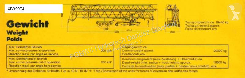 Grua Liebherr 63K
