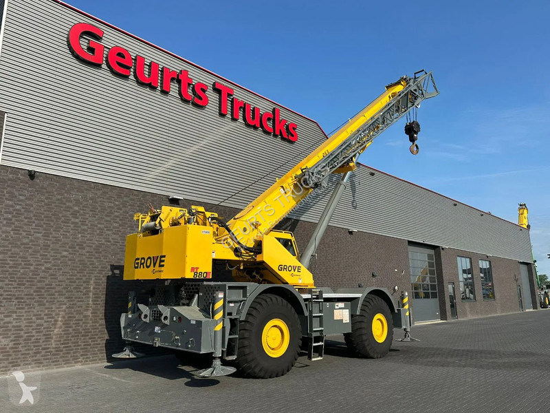 Kran Grove RT880E ROUGH TERRAIN CRANE + JIB + 2...