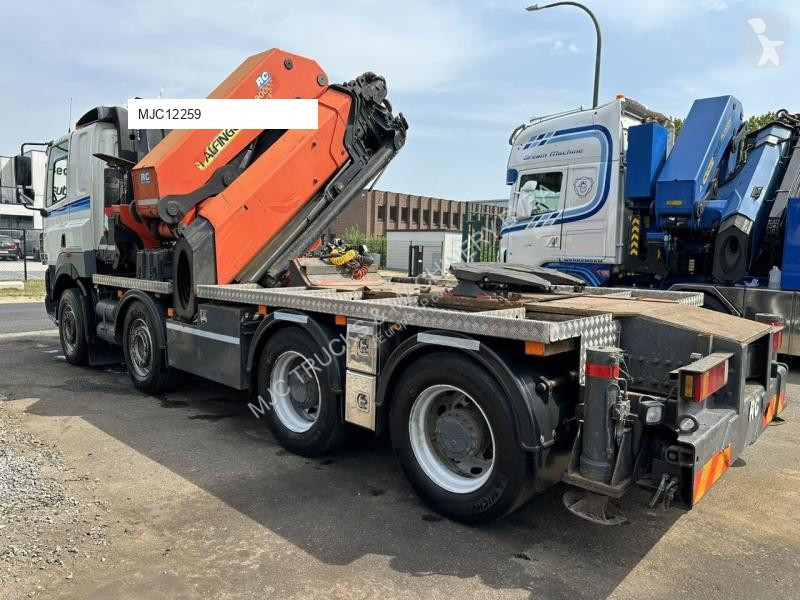 Traktor DAF 85480 8x4 + CRANE PALFINGER PK90002...