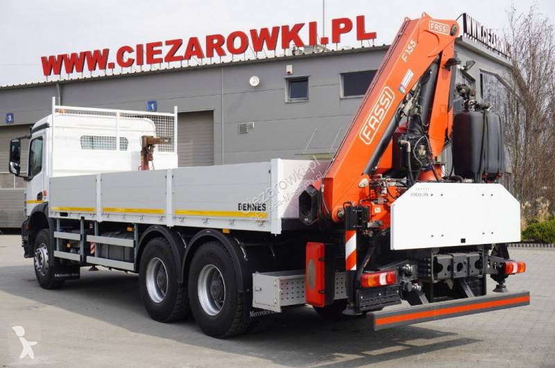 Žeriav Mercedes Arocs 2633 flatbed truck /...