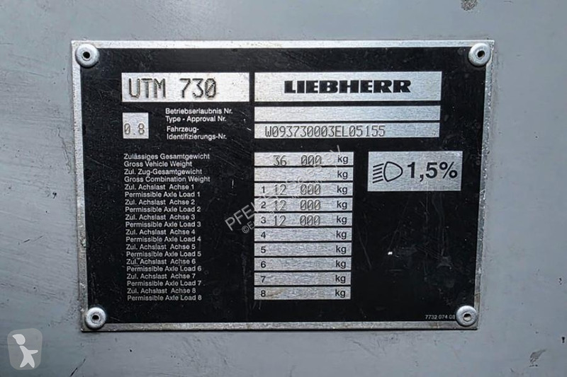 Žeriav Liebherr 1045-1 As-Is, Non working,...