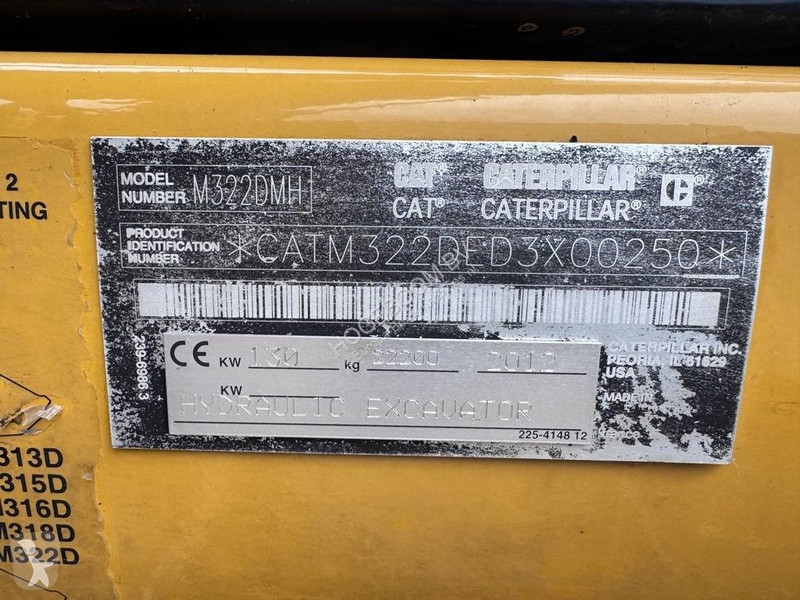 Kran Caterpillar M 322 D MH
