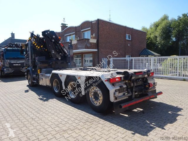 Camion Scania R490 Abroller + HIAB 302E-6...
