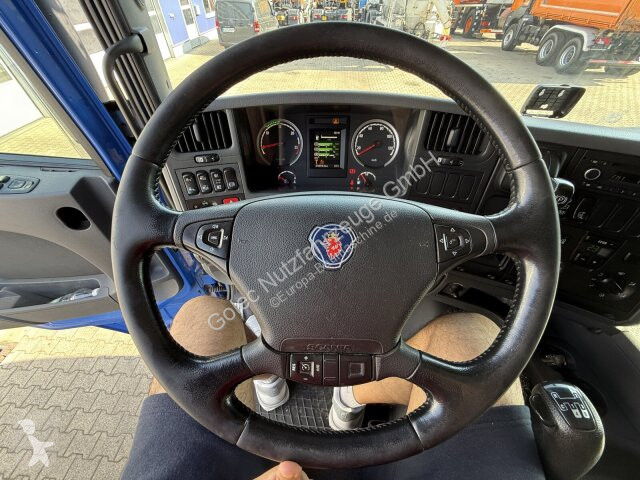 شاحنة Scania G450 8x4 Pritsche mit Kran...