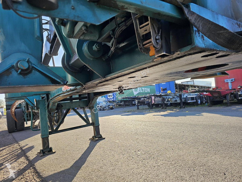 نصف مقطورة  TB 18 - WOOD TRAILER WITH CRANE -...