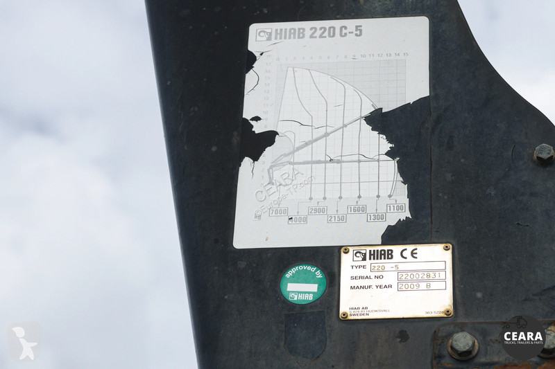 Кран Hiab 220C-5 RRC WORKING 6 FUNCTIONS OLSBERG