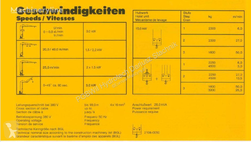 Kran Liebherr 50K