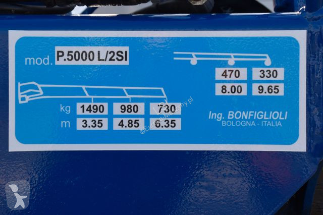 Grua Iveco 72-170 Pritsche 3,80 m Bonfiglioli...