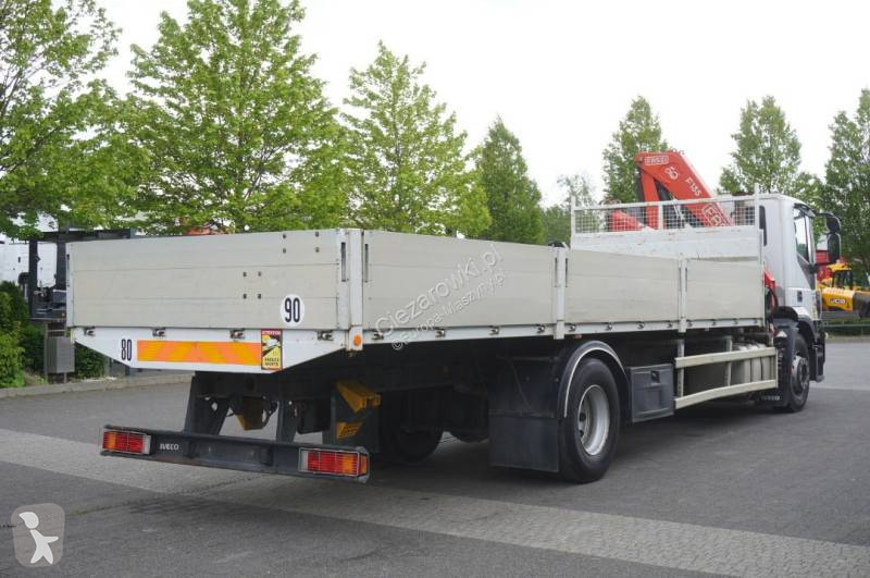 Grúa Iveco STRALIS 19.310 E6 / Flatbed 19 EPAL...