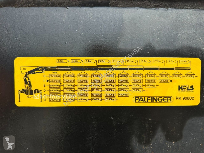 Traktor DAF 85480 8x4 + CRANE PALFINGER PK90002...