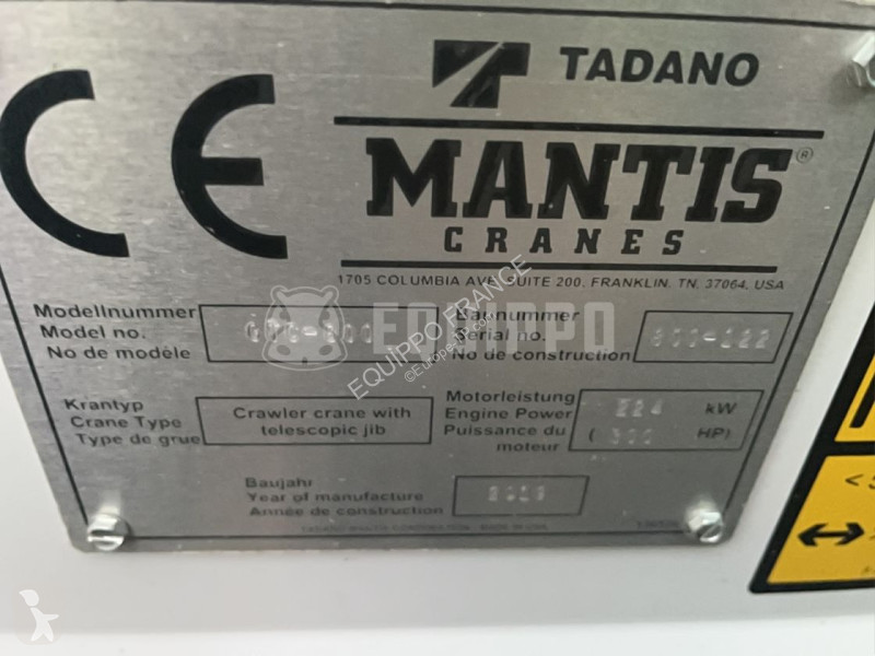 Kran Tadano GTC-800 Mantis