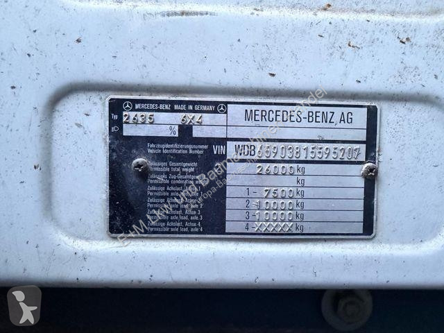 شاحنة Mercedes 2635 6X4 PK 30000...