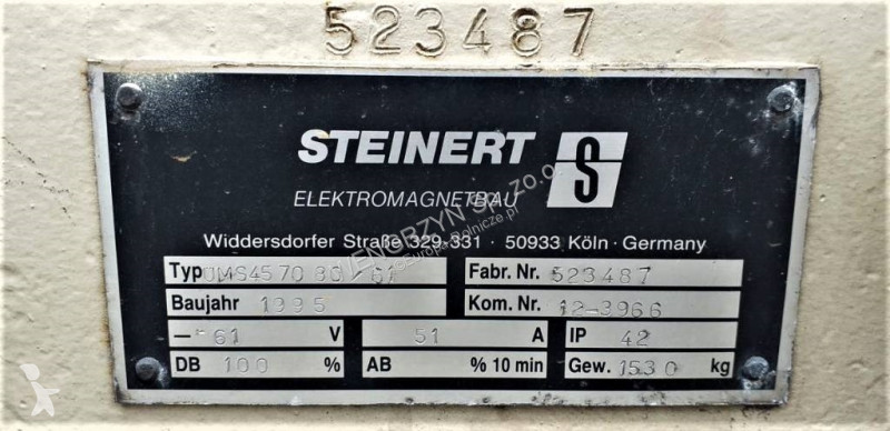 Specialafgrøder  Separator elektromagnetyczny |...