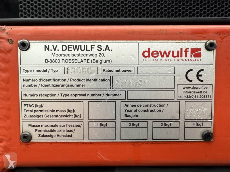 زراعات متخصصة Dewulf RS 3060 Zelfrijdende...
