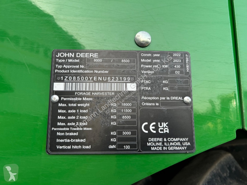 Ensilage/ensilering/grønthøst John Deere  8500...