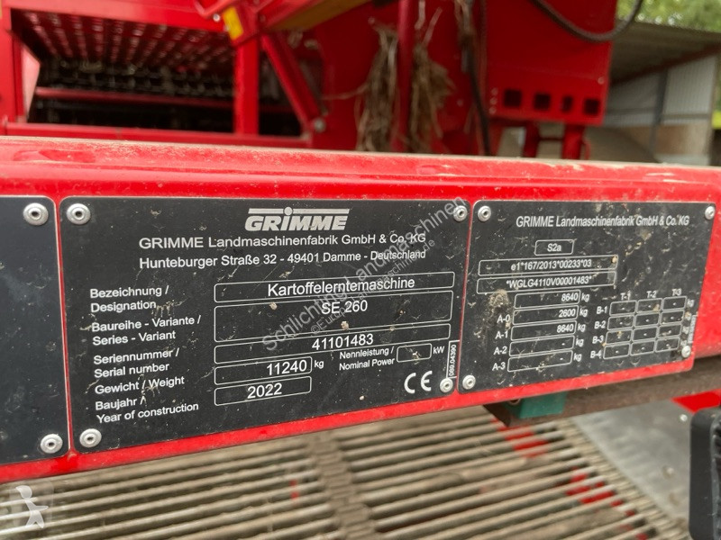 Grimme  SE 260 Terra  specialised crops