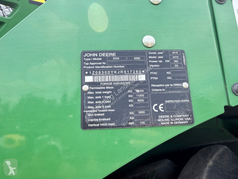 Ensilage/ensilering/grønthøst John Deere  8300